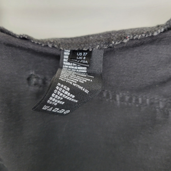 Free People Grey Wide-Leg Flare Pullon Pants Size 27 - Picture 10 of 10